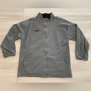 AND1 Men’s Activewear Full Zip Mesh Sweater Jacket Size 2XL Gray